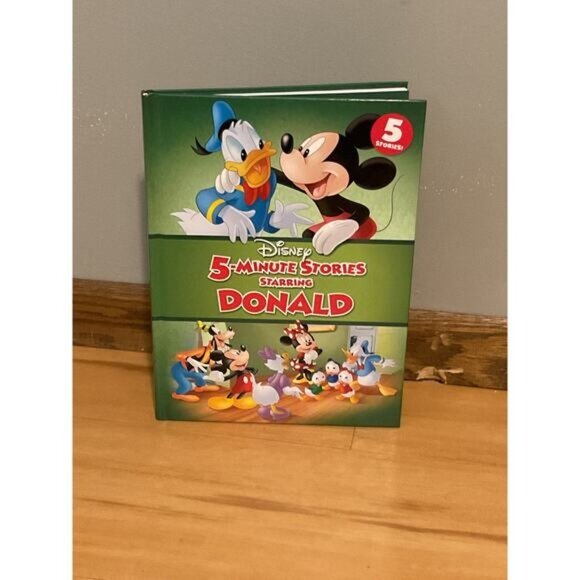 Kohls Cares Disney Donald Duck & Goofy Plush Toy Set With 5-Minute Stories Book - Picture 3 of 9